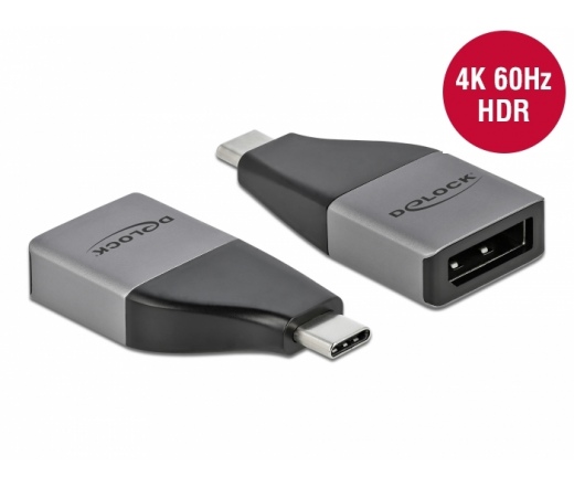 DELOCK USB Type-C - DisplayPort (DP Alt Mode) 4K 60Hz kompakt adapter