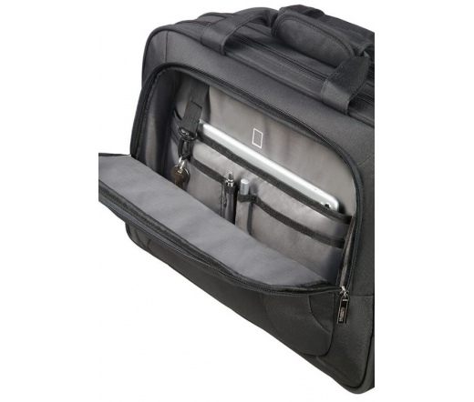 Samsonite Gurulós táska AT WORK  Rolling Tote 15.6"  fekete/narancs