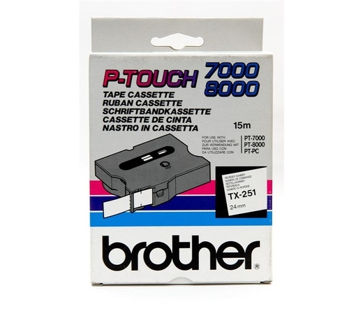 BROTHER P-touch TX-251 laminált szalag