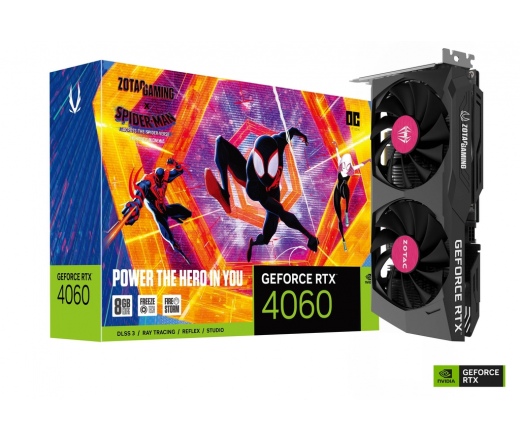 ZOTAC Gaming GeForce RTX 4060 OC Spider-Man 8GB GDDR6