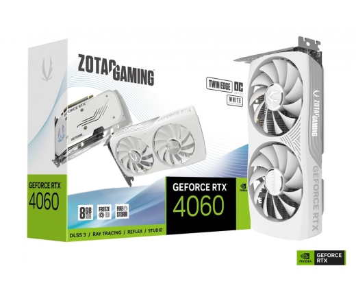 ZOTAC Gaming GeForce RTX 4060 Twin Edge OC White Edition 8GB GDDR6