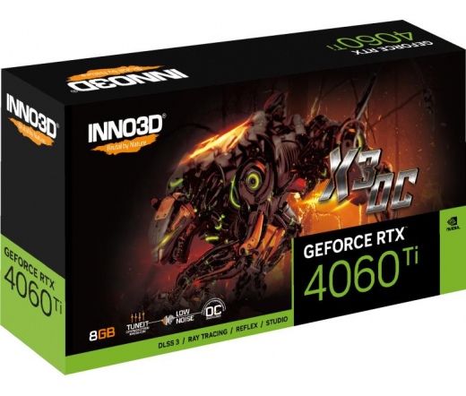 INNO3D GeForce RTX 4060 Ti X3 OC 8GB GDDR6