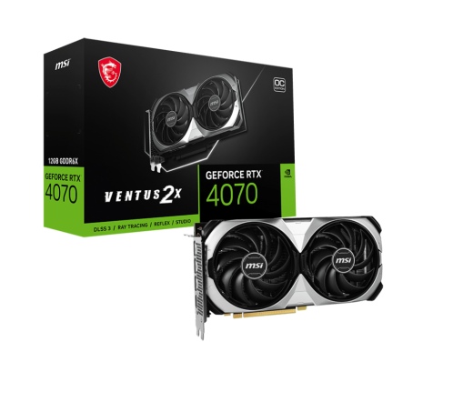 MSI GeForce RTX 4070 Ventus 2X 12G OC GDDR6X