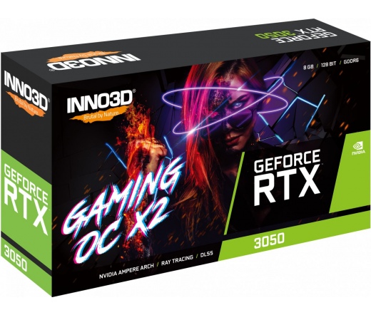 INNO3D GeForce RTX 3050 Gaming OC X2 8GB GDDR6