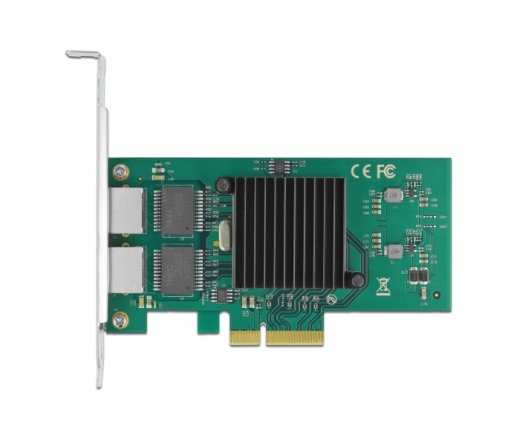 DELOCK PCI Express x4 Card 2 x RJ45 Gigabit LAN i82576