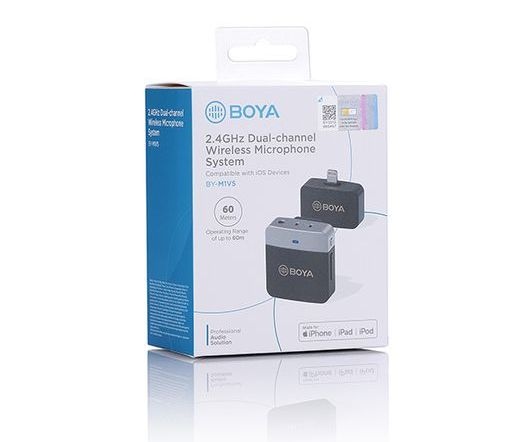 BOYA BY-M1V5 2.4GHz Univerzális vezetéknélküli szett (iOS | 1+1)