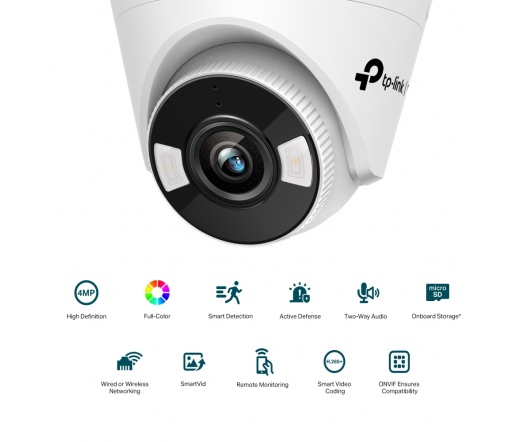 TP-LINK Vigi C440 4MP Full-Color Turret Network Camera (4mm)