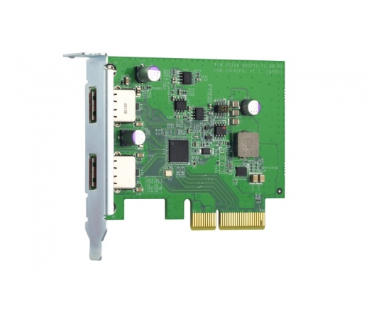 QNAP USB 3.2 Gen 2 10Gbps dual-port PCIe