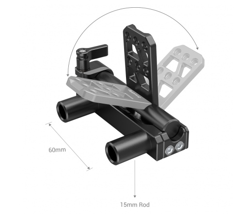 SMALLRIG Dual 15mm Rod Battery Hinge MD2802