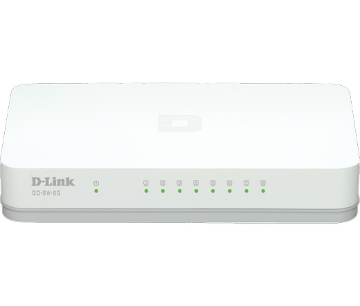 NET D-LINK GO-SW-8G nem menedzselt asztali Gigabit switch