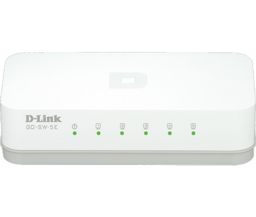 NET D-LINK GO-SW-5E nem menedzselt asztali 10/100 switch