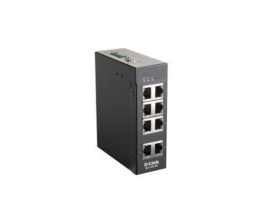 D-link DIS-100E-8W 8-Port Industrial Fast Ethernet Unmanaged