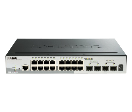 NET D-LINK DGS-1510-20 20-port Gigabit SmartPro Switch