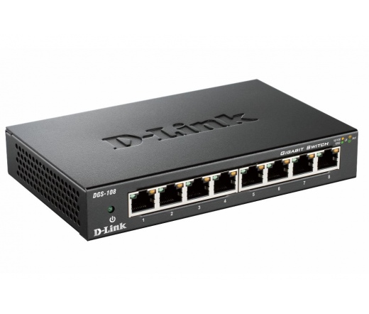 NET D-LINK DGS-108 8x1000Mbps switch