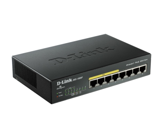 NET D-LINK DGS-1008P/E 8x1000Mbps switch