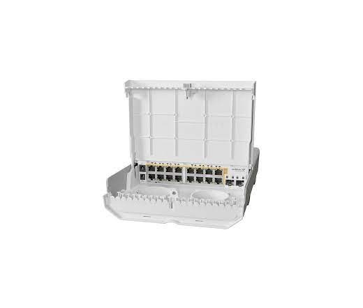 MIKROTIK netPower 16P outdoor switch 16xGbE 2xSFP+