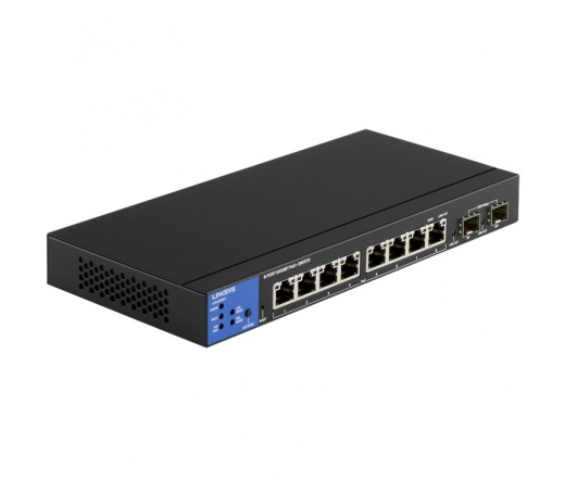 LINKSYS LGS310MPC 8-Port Managed Gigabit PoE+ Switch with 2 1G SFP Uplinks 110W