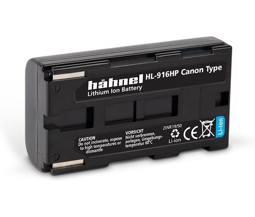 HAHNEL HL-916HP akkumulátor (Canon BP-911/916 2600 mAh)