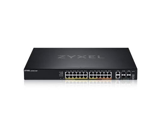 ZYXEL XGS2220-30HP 24-port GbE L3 Access PoE+ Switch with 6 10G Uplink (400 W)