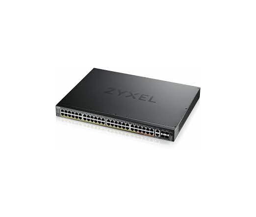 ZYXEL XGS2220-54FP 48-port GbE L3 Access PoE+ Switch with 6 10G Uplink (960 W)