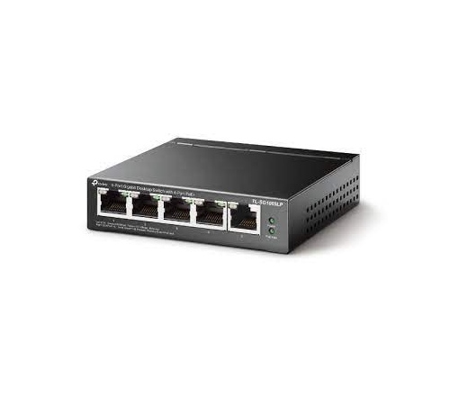 TP-LINK TL-SG1005LP 5-Port Gigabit Desktop Switch with 4-Port PoE+