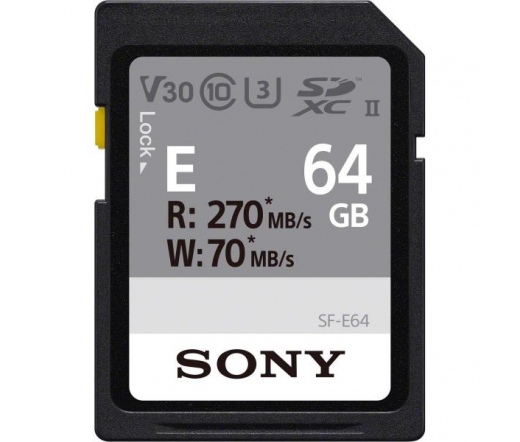 Sony SF-E SDXC 64GB UHS-II U3 V30 270/45 MB/s