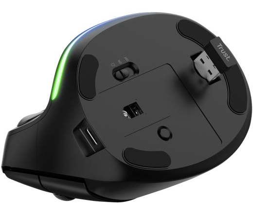 TRUST Bayo - Wireless Rechargeable Ergonomic Mouse Eco