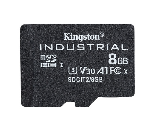 KINGSTON Industrial microSDHC CL10 UHS-I U3 V30 A1 8GB