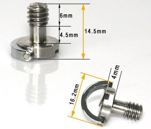 SMALLRIG Quick Release Camera Fixing screw 1/4 inch