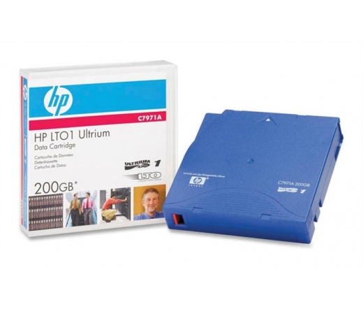 HP ADATKAZETTA LTO1 ULTRIUM 200GB LTO (C7971A)