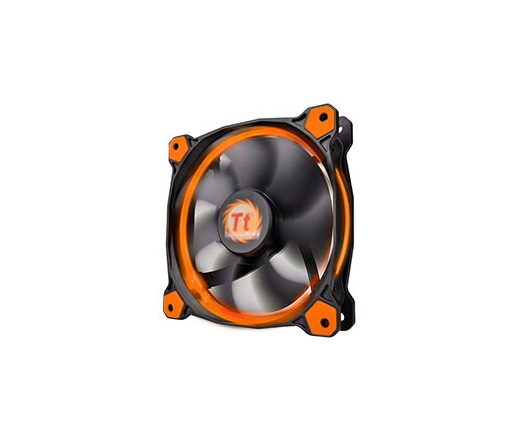 COOLER THERMALTAKE Riing 12, 120mm LED Narancs/Fehér