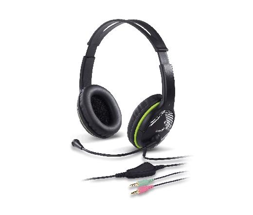 GENIUS Headphone HS-400A fejhallgató zöld