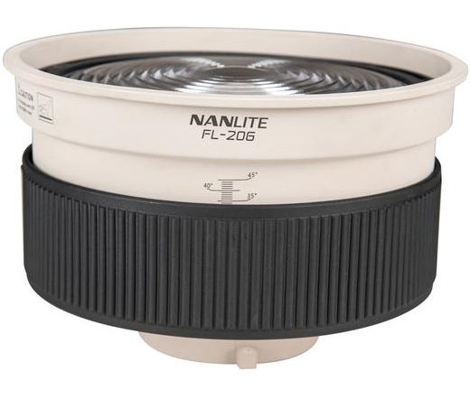 NANLITE FL-20G Fresnel + Fényterelő előtét Forza 300/500-hoz