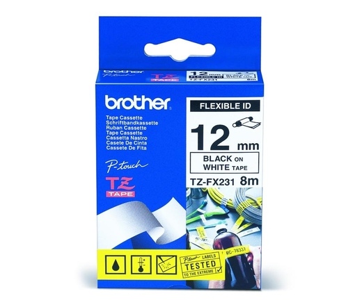 BROTHER P-touch TZe-FX231 Flexi ID szalag