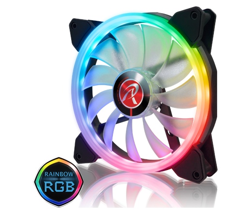 COOLER RAIJINTEK Iris 14 RGB LED 2es csomag