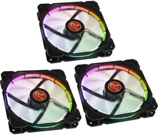 COOLER RAIJINTEK Auras 14 RGB LED 3as csomag