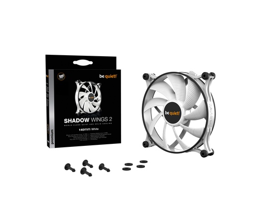 be quiet! Shadow Wings 2 White - 140mm White