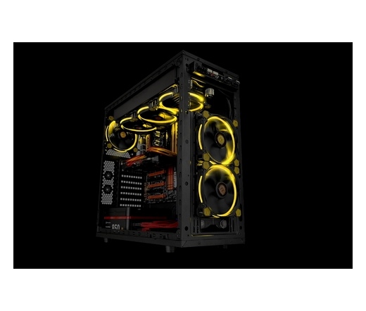 COOLER THERMALTAKE Riing 14, 140mm LED Citrom/Kék