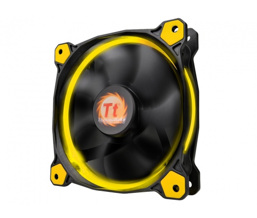 COOLER THERMALTAKE Riing 12, 120mm LED Citrom/Fehér