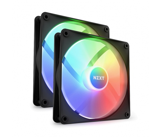 NZXT F140 RGB Core - Twin Pack w/Ctrl - Black