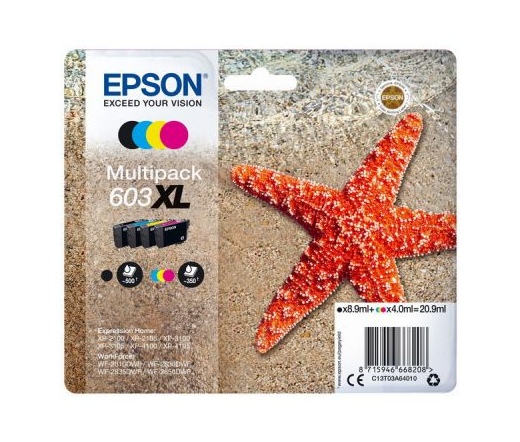 Patron Epson 603XL T03A6 Multipack XL 4er Pack