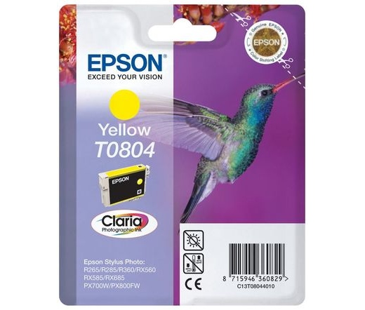 Patron Epson T0804 Yellow 7,4ml (C13T08044010)