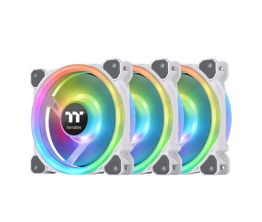 THERMALTAKE Riing Trio 12 RGB TT Premium Edition fehér 3db