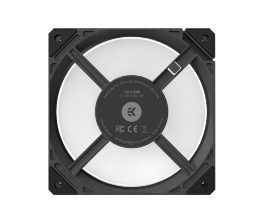 EK Water Blocks EK-Loop Fan FPT 120 D-RGB - Black (550-2300rpm)