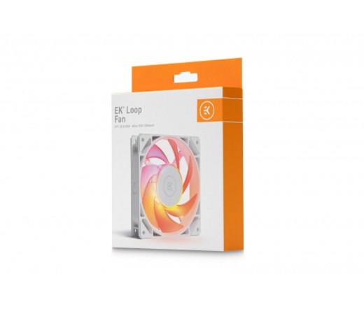 EK Water Blocks EK-Loop Fan FPT 120 D-RGB - White (550-2300rpm)