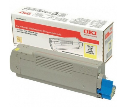 Toner OKI C612 (Sárga, 6k)