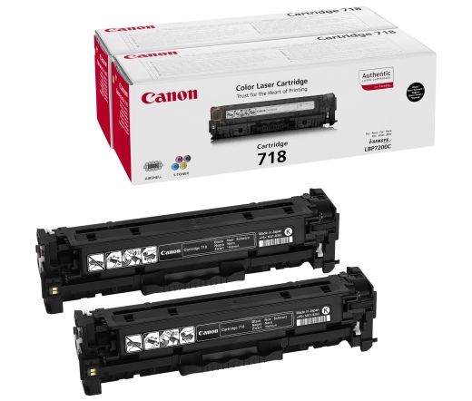 Toner Canon CRG-718 Black TwinPack