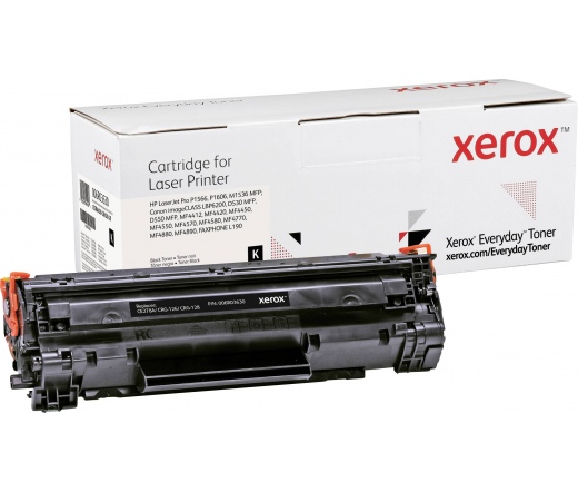 Toner Xerox Everyday Utángyártott Toner HP LaserJet Pro P1566, P1606, M1536 MFP; Canon imageCLASS LBP6200, D530 MFP, D55