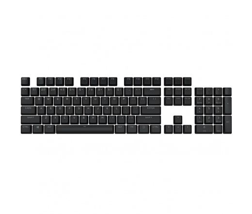 CORSAIR PBT DOUBLE-SHOT PRO Keycap Mod Kit - 104-Key, NA Layout, Onyx Black