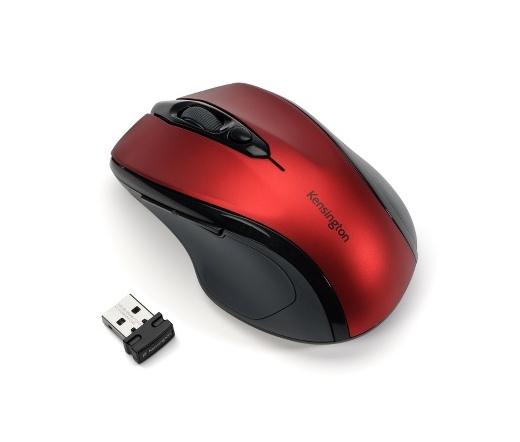 MOUSE KENSINGTON Pro Fit Mid-Size Wireless Ruby Red